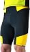 Mens Gel Padded Spandex Bicycle Touring Shorts Yellow Medium
