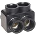 Morris Products 97116 Insulated Dual Entry Splice, Black, 2/0 - 14 Wire Range, 7/32" Allen Hex, 1.55" Length, 1.50" Height