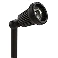 Paradise GL22724BK Low-Voltage Cast-Aluminum 20-Watt Halogen Floodlight with Glass Lens, Black