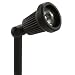 Paradise GL22724BK Low Voltage Cast Aluminum 20-Watt Spot Light with Glass Panel, Black