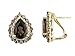 Ladies White & Brown Diamond & Smoke Topaz title=