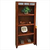 Laredo Creek Bookcase Pier in Spiced Rum Finish