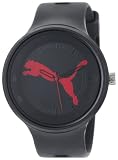 PUMA Men's PU910871001 Slick Big Cat Black Red Watch