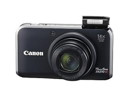 Canon PowerShot SX210IS 14 1 MP Digital Camera with 14x Wide Angle Optical Image Stabilized Zoom and 3 0-Inch LCD Black 