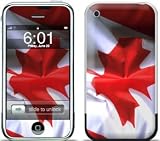 Canadian Flag Design Protective Skin Decal Sticker for Apple iPhone (2G)1st Generation