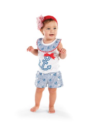 Boathouse Baby Anchor 2pc Short/Tank Set