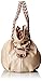 MG Collection Candice Metallic Weaved Handle Hobo Handbag