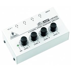 Behringer HA400 Microamp 4 Channel Stereo Headphone Amplifier
