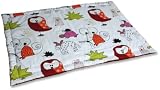 Millemarille 609613579752 Krabbeldecke Tiere II weinrot