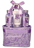 Morgan Avery Bath and Body Tote Bag Gift Set, Lavender