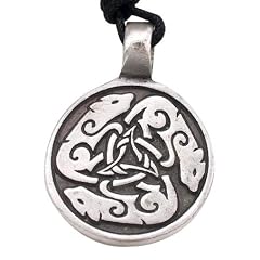 Hunde Hund Wolf Keltischer Kreis Metall Anh�nger Halskette