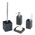 4-tlg. Bad-Accessoire-Set "Slate Rock"