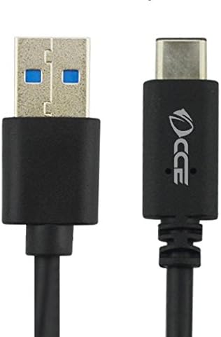 USB 3.1 Type C cable USB-C Type C to standard USB 3.0 ype A Male Charging Cable Data Cable for Apple New MacBook, Chromebook Pixel, Nokia N1 and Other Type-C Devices (Black, 3.3ft/1M)
