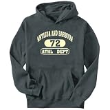 Hoodie Mens Dark Silver  Antigua And Barbuda 72 Athl Dept  Countries