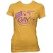 Sorry Ladies Ladies Fine Jersey T-Shirt, Gold, L