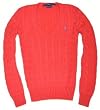 Ralph Lauren Sport Women V-Neck Logo Sweater