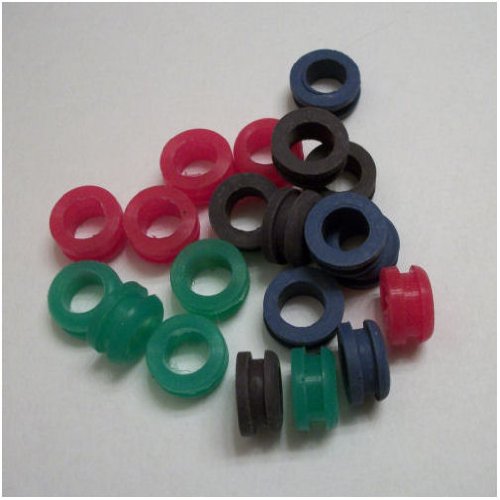 TWO - Standard #5 Downstem or Pipe Grommets (PURPLE)