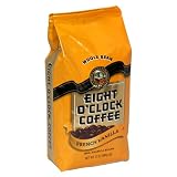 Eight OClock Coffee, French Vanilla Whole Bean, 12-Ounce Bag (Pack of 4)