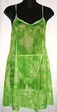 Ladies Marble Print Mesh Chemise with Matching Thong Panty (Click for more colors)