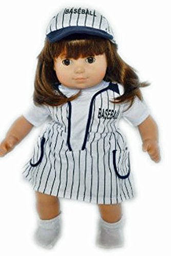 BASEBALL OUTFIT FOR 18 INCH AMERICAN GIRL DOLLS BITTY TWINS GIRLS