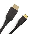 トムソン・カノープス ハイビジョンケーブル HDMI-mini HDMI(TypeC)ケーブル 1.5m Hi-Speed HDMI ver.1.3b カテゴリ2 MINI HDMI-HDMI