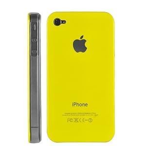 Yellow Replicase Hard Crystal Air Jacket Case for AT&T iPhone 4 4G 16GB 32GB GSM
