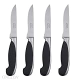 Oneida Chef Soft Touch Soft Touch w/Stainless Accent 4pc Steak Knife Set Cookware