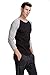 CYZ Men's Long Sleeve Thermal Waffle Baseball Crew Top-BlackGrey-XL
