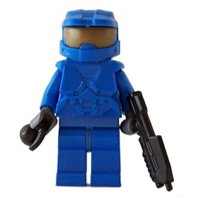 HALO Master Chief (Blue) - LEGO Compatible Custom Minifigure