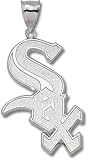 Chicago White Sox Sox Giant Charm/Pendant -Choose from 14K/10K, Stainless Steel or Gold Plated