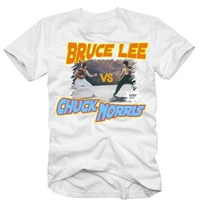 BRUCE LEE vs. CHUCK NORRIS T-SHIRT S M L XL XXL XXXL