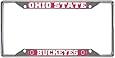 FANMATS NCAA Ohio State University Buckeyes Chrome License Plate Frame