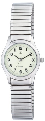 MTS Damenuhr Edelstahl Flexband Leuchtzifferblatt Basic Line, Nr. 7565.7997