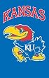 Kansas Jayhawks Applique Embroidered Banner Flag 44"x28" NCAA College Athletics Fan Shop Sports Team Merchandise