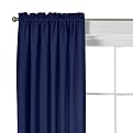 Peach Skin Tailored Window Panel - Navy (42x63")