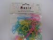Bama Bandz Music Glow in the Dark Bands Rubber Bandz Band Wristband (24)