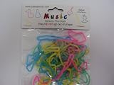 Bama Bandz Music Glow in the Dark Bands Rubber Bandz Band Wristband (24)