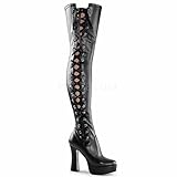 Pleaser Women's Electra 3050 Boots,Black,9 M