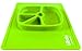 Placemat and Plate Suction Silicone by Lilbaby (Geometric Shape, Green)
