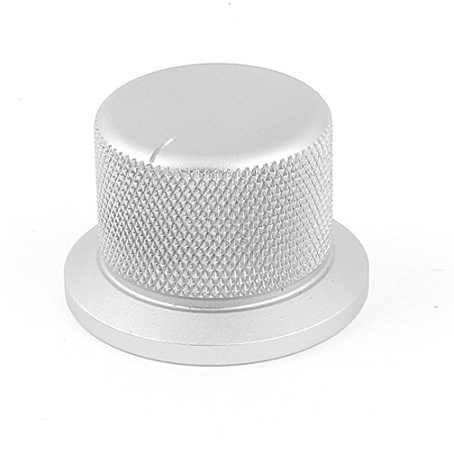 Best Choice Silver Tone Solid Aluminum Speaker Radio Volume Knobs