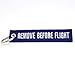 Rotary13B1 Remove Before Flight Keychain - Blue