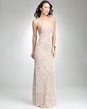 bebe Wave Stitch Spacedye Maxi Dress