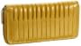 HOBO INTERNATIONAL Ruby Vintage Leather Zip-Around Wallet,Mustard,one size
