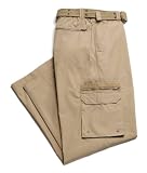 LCW, Cotton Chinos Cargo Casual Khaki Pants With Matching Belt - For Men