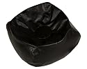 Ace Bayou Black Matte Round Large Bean Bag