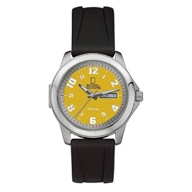 National Geographic Men's Rubber Strap Watch #NG04GYSK