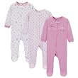 Zip-Front Sleep 'N Play 3-pk. - Pink