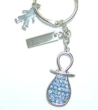 Christening Gift - Blue Diamante Dummy By Russ Berrie