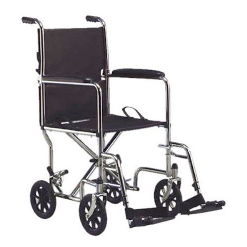 Invacare Transport Chair 19 in with Footrest Black