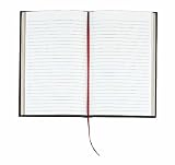 TOPS Executive Journal, 8 x 5 Inch, Case Bound, 160 Pages, Black Texhide (J25558)